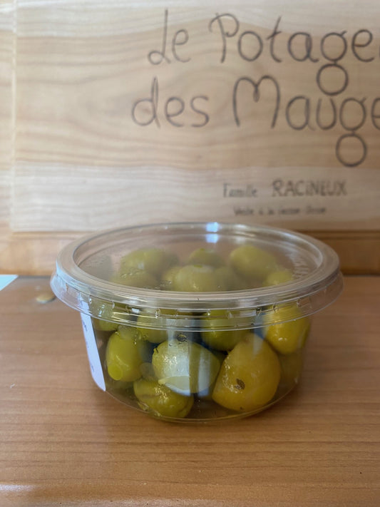 Olives vertes au citron (200g)